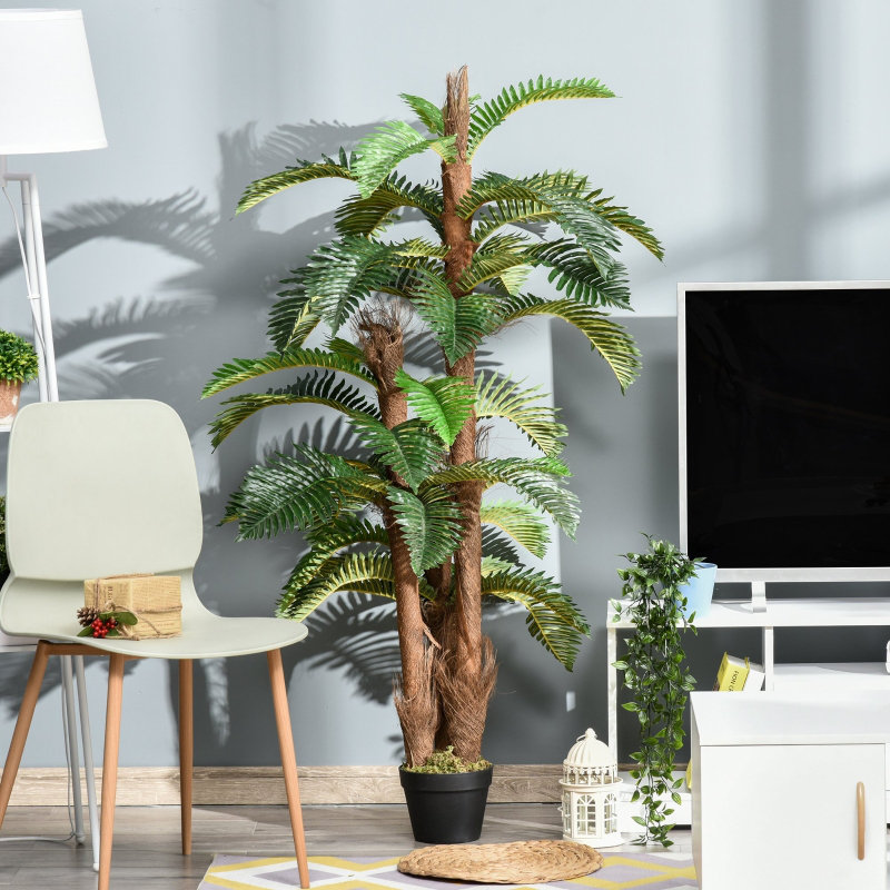 150.00cm Faux Palm Plant in Pot