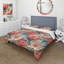 Coral Serenade Tropical Pattern IV - Ensemble de housse de couette tropical-2036857082