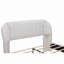 Lit plateforme tapissier en velours