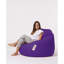 Fauteuil à billes de qualité supérieure, mauve uni, 45,3 po x 51,2 po x 15,4 po | Tissu 100% polyester imperméable, rembourrage 100% perle en polystyrène original | Système de fermeture à glissière caché, parfait pour la détente et le divertissement en plein air moderne-2120358727