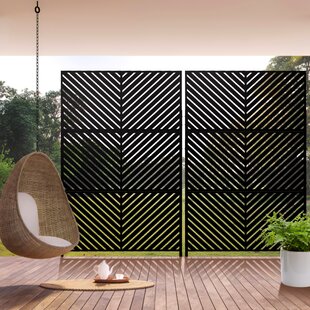 6.5 ft. H x 4 ft. W Metal Privacy Screen
