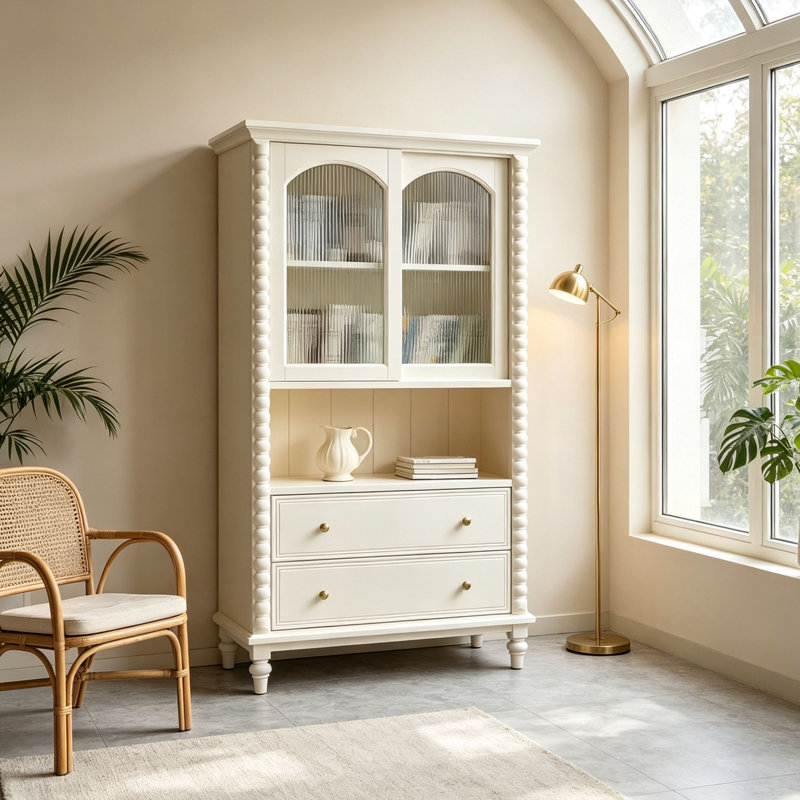 Bibliothèque de luxe de style français