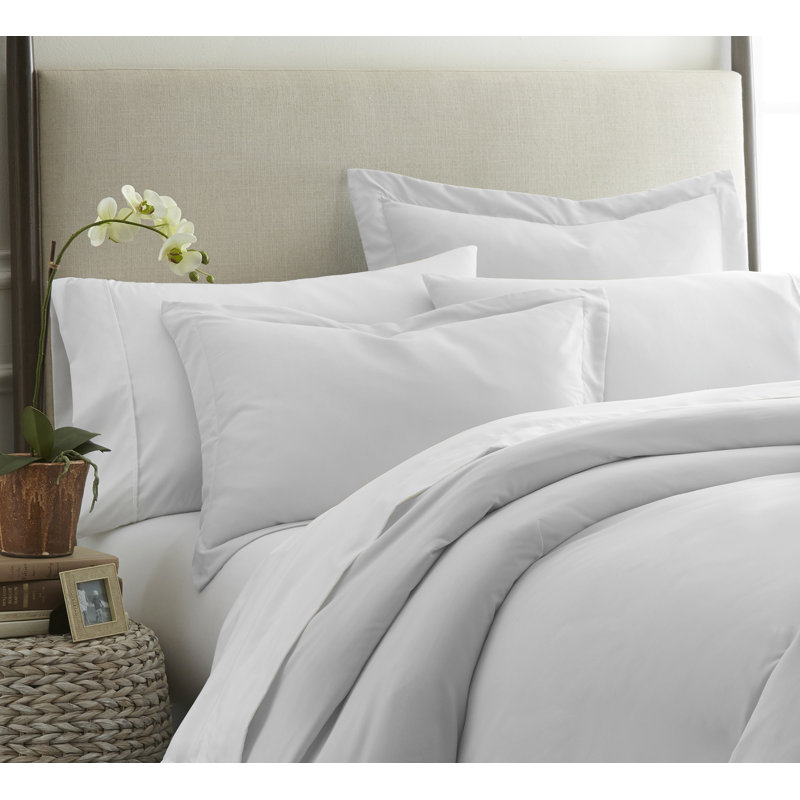 Pillow Shams 2-Pack Microfiber Ultra Soft Bedding, King, Light Gray