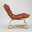 Chaise longue capitonnée 35,03 po Hiatt Hiatt
