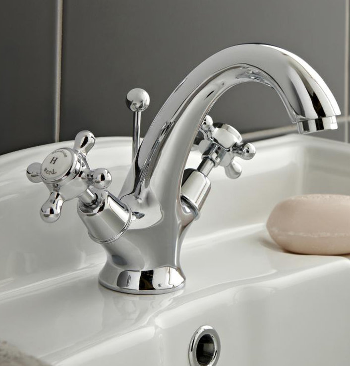 Topaz Mono Basin Mixer with Waste