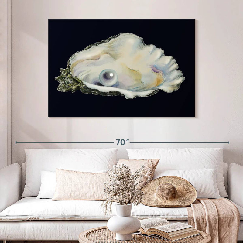 Brampt Pearl In Shell, 32" H x 48" W