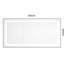 Miroir de meuble-lavabo mural 48 po x 24 po avec façade et rétroéclairage à DEL, 3 options de couleur, brouillard, cadre en aluminium, modes de réglage de la luminosité en continu, mémoire, cendre-130830012