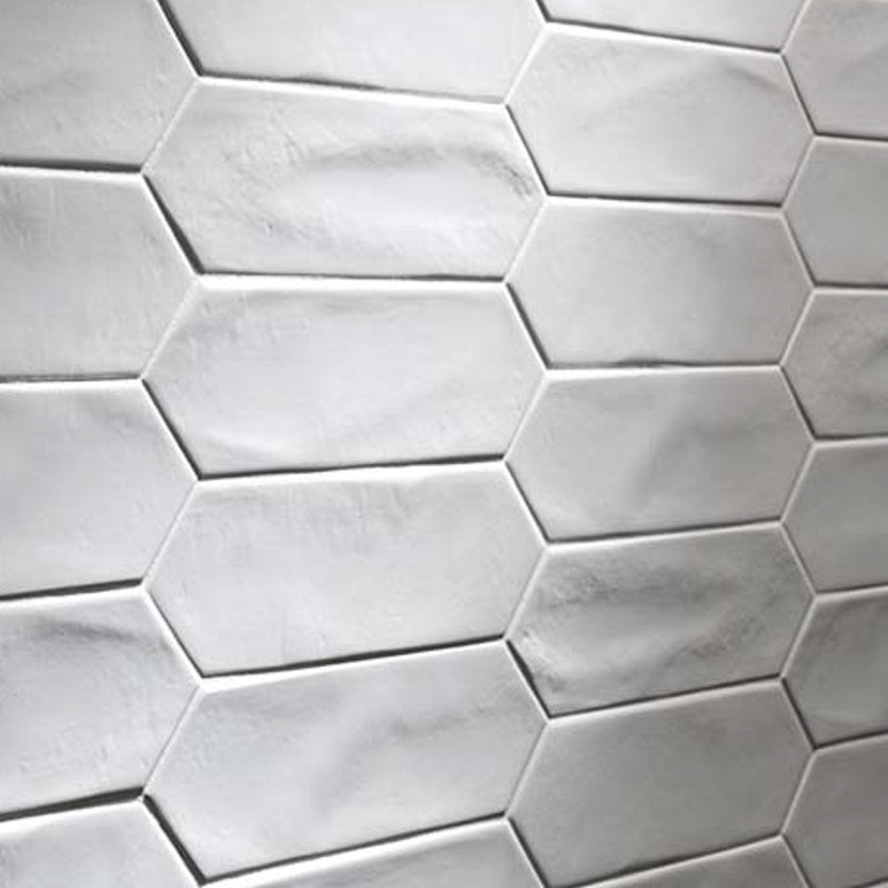 Carrelage mural mat style métro 3 po x 12 po Arte, Blanc