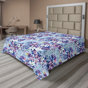 Blue/Pale Purple Floral