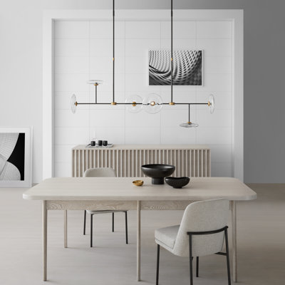 Ian K. Fowler Calvino Large Linear Chandelier