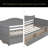 Twin Wooden Daybed With 2 Drawers, Sofa Bed For Bedroom Living Room,No Box Spring Needed-1232444440