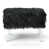 Black Faux Fur selected