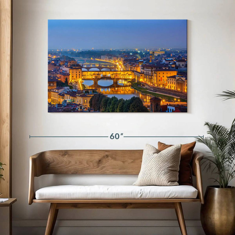 Ravi Florence By Nightfall, 32" H x 48" W