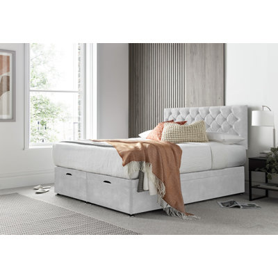 Florida Naple Divan Ottoman with Headboard on Struts
