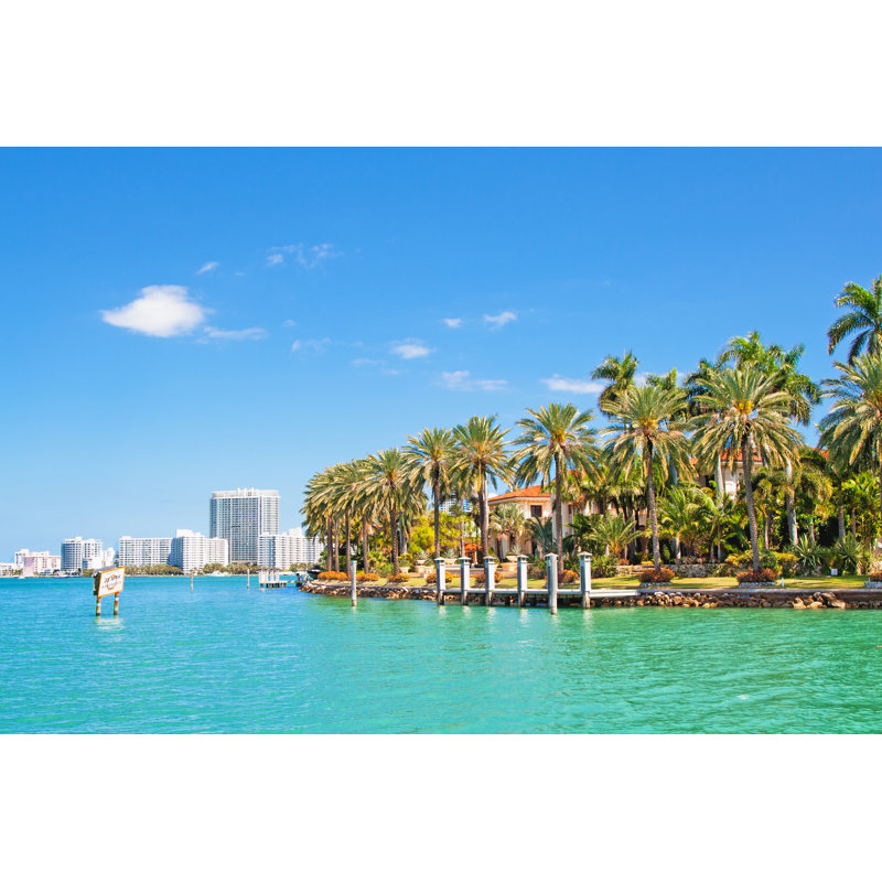 Biscayne Bay - Wrapped Canvas Print, 30cm H x 46cm W x 3.8cm D