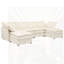 Canapé modulaire 6 pièces confortable et durable de 126 po-117168500