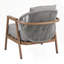 Fauteuil club d'extérieur en corde avec coussin-879721785