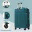 Ensemble de 3 valises à ouverture frontale, valise de transport rigide avec port USB, bagage extensible avec poignée à roulettes, verrou TSA-126941619