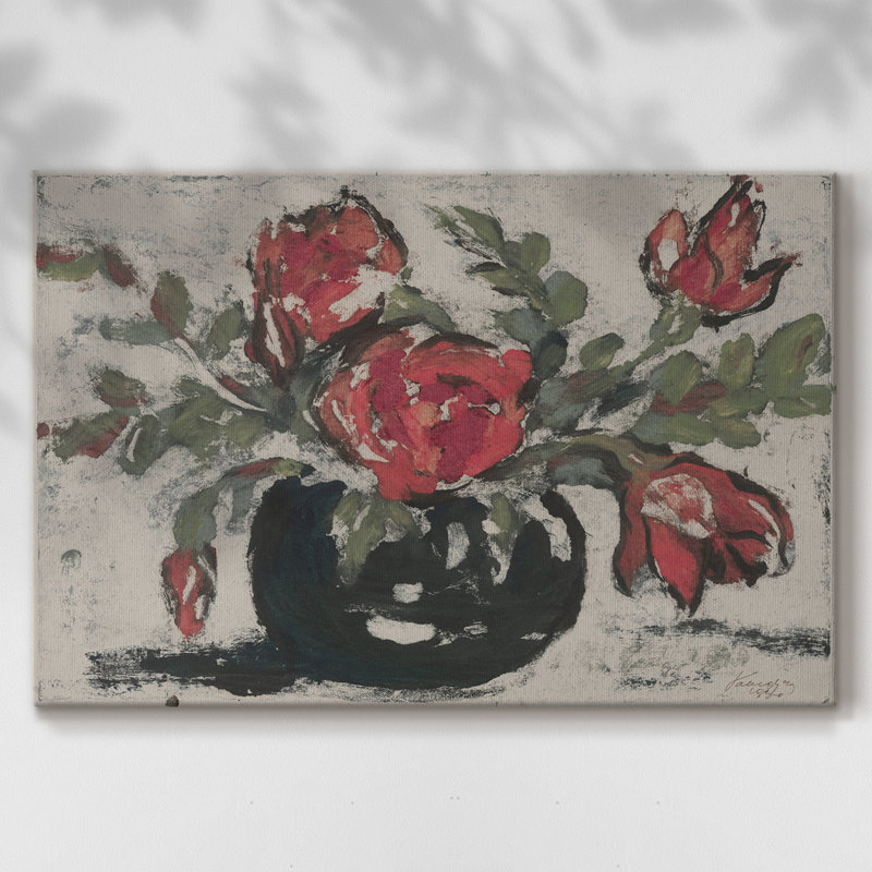 Motif floral rétro III, 18 x 27
