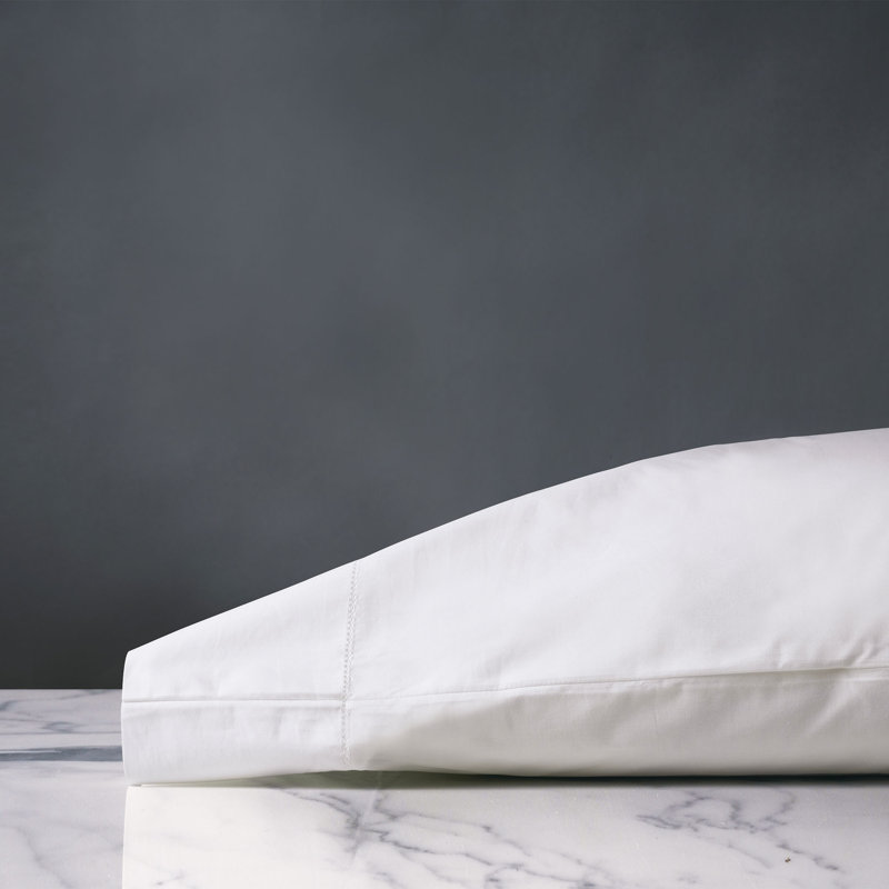 Gianna Pillow Case, King Pillowcase, White