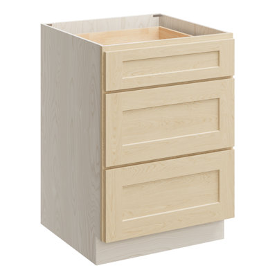 Armoire de cuisine avec 3 tiroirs H 34,5 po x P 24 po de la collection Casainc