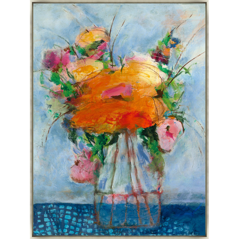 Always By Your Side Print by Susie Zolghadri, 33.5" H x 25.5" W, Brush Gel