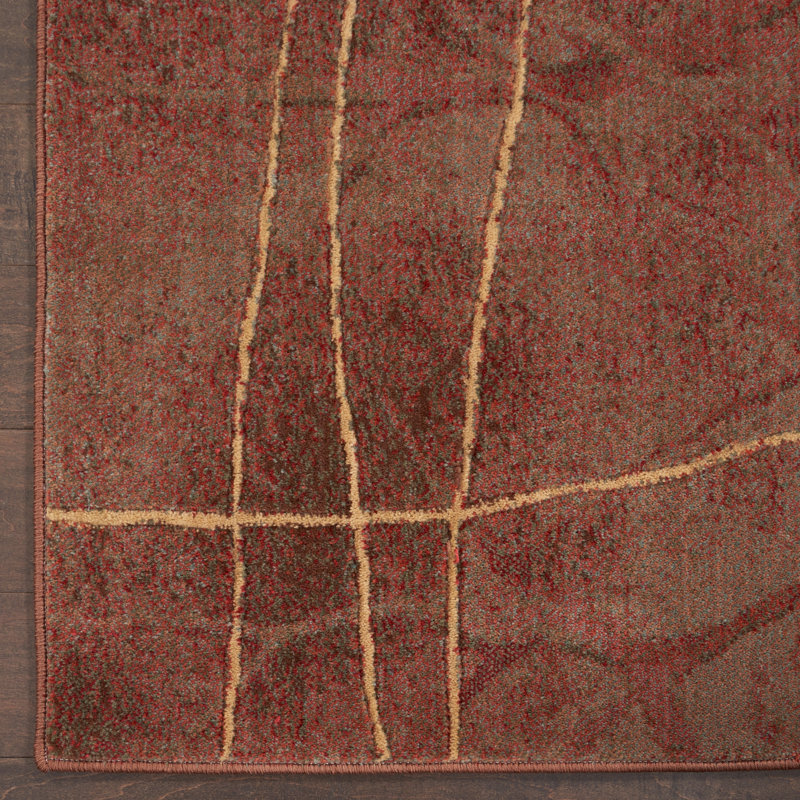 Floral Area Rug, Round 168cm