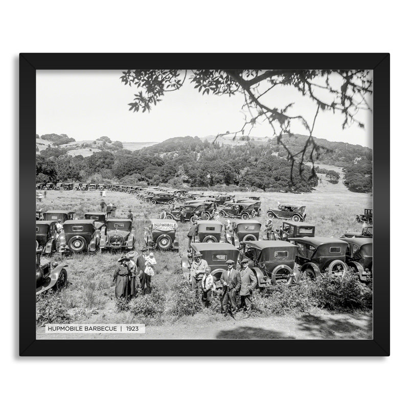 Hupmobile Barbecue 1923, reproduction d'art sur toile