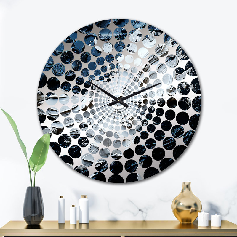 Willisca - Abstract Painting Wall Clock, Extra Large
