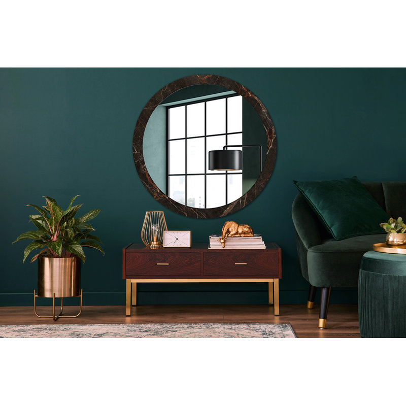 Huldar Glass Flat Wall Mirror