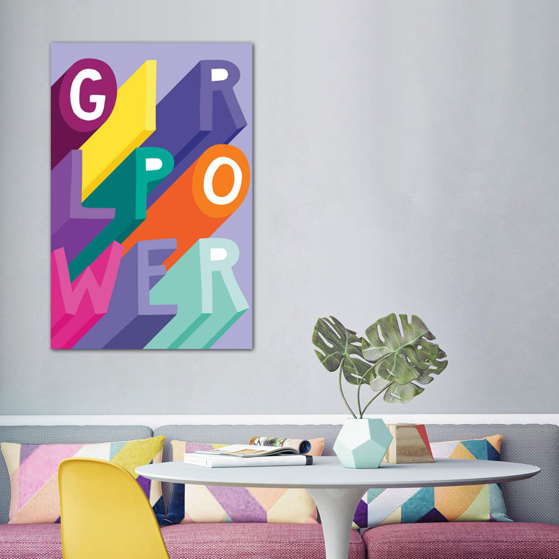«Tween Dreamin I» par Richelle Garn - impression d'art graphique, H 60 po x l 40po x P 1,5 po, Toile tendue, Pas de tapis