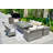 Aerys 7 - Person Wicker Patio Dining Set with Rectangular Table , Cushions Included