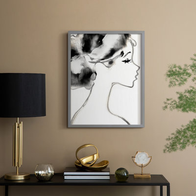 WOMEN Series CLXIII Framed Print - Solid Wood