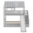 Twin Over Twin Bunk Bed With Trundle And Slide-1290395700