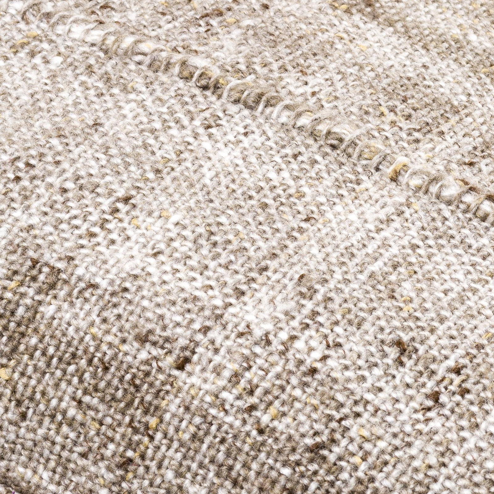 Zeppelin Recycled PET Yarn Throw Pillow, Polyester/Polyfill, 20"H x 20"W, Khaki