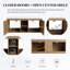Meuble-lavabo flottant 48 po Dualspace