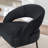Mann Upholstered Velvet Armchair With Black Legs-852376728
