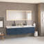 Miroir de salle de bain à DEL avec avant et rétroéclairage, miroir mural de salle de bain-807939678