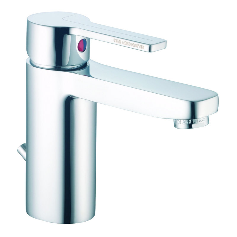 Matrix Single-Hole Single-handle Bathroom Faucet, Brushed Nickel, Without Swivel Spout