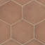 Makoto 18 Pieces - Matte Hexagon Porcelain Tile-70773848
