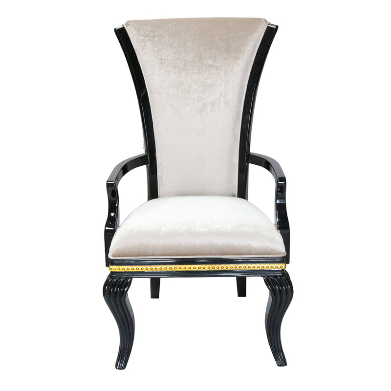 Fauteuil en velours de 24 po Kerriann
