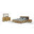 Khadel Solid And Engineered Wood Flat Wall Mirror