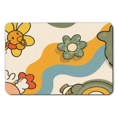 Tapis de bain Playful Floral