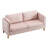 68" Loveseat Small Sofa Couch 3 Seater Premium Fabric Loveseat Modern Couches-1503872138