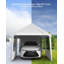 13X20 Heavy Duty Carport ,Car Ports with 180G Removable Side Walls, Portable Car Port Garage, Car Shelter All Weather