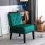 Fauteuil d'appoint en velours 2 pièces 2 pièces - Tissu doux pour salon, chambre à coucher, bureau 53 "-121109176