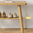 Brown Upholstered Bench