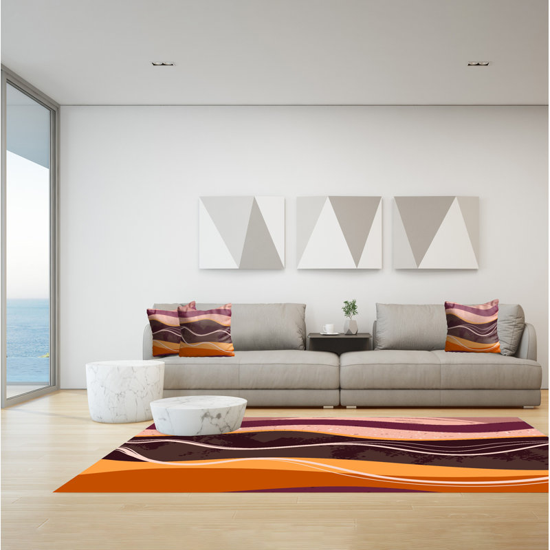Cretys Abstract Indoor / Outdoor Area Rug, Rectangle 155 x 230cm