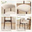 Vannie Upholstered Solid Wood Dining Chair Side Chair-126400236-95237292-95237294