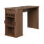 59'' Wooden Kitchen Island With Storage, Rectangular Bar Table With Drawer And Wine Rack-1658469893-1670852406